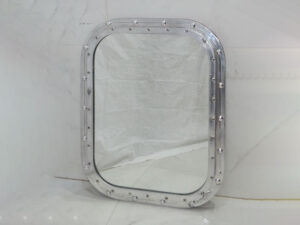 Aluminium Fixed rectangular Portholes